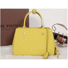 Louis Vuitton-Monogramm Empreinte Montaigne Mm Citrin