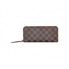 Louis Vuitton Damier Ebene Clemence Geldbörse