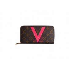 Louis Vuitton Monogram Zippy Geldbörse Granate