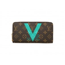 Louis Vuitton Monogram Zippy Geldbörse Türkis