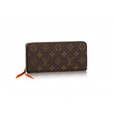 Louis Vuitton Monogram Clemence Geldbörse Chilirot