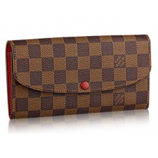 Louis Vuitton Damier Ebene Emilie Geldbörse
