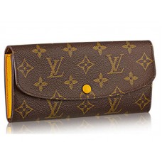Louis Vuitton Monogram Emilie Geldbörse Mimosa