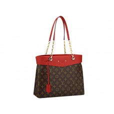 Louis Vuitton Monogram Pallas Shopper Kirsche