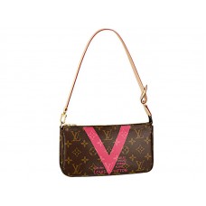 Louis Vuitton Monogramm V Pochette Accessoires Granate