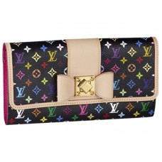 Louis Vuitton Sarah Knot Geldbörse, mehrfarbig, Schwarz