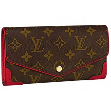Louis Vuitton Monogram Sarah Geldbörse Retiro Kirsche