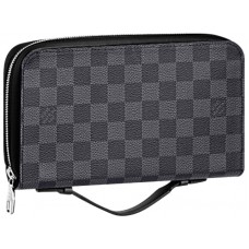Louis Vuitton Damier Gaphite Canvas Zippy XL Geldbörse