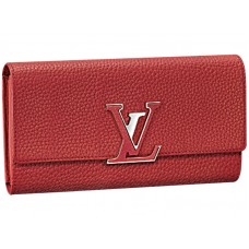 Louis Vuitton Capucines Geldbörse Rubis