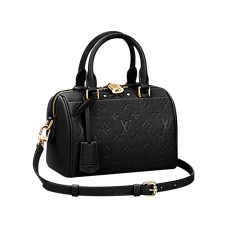 Louis Vuitton-Monogramm Empreinte Speedy Bandouliere 20 Schwarz