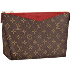 Louis Vuitton Monogram Canvas Pallas Kosmetiktasche Kirsche