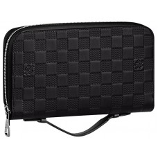 Louis Vuitton Damier Infini Zippy XL-Geldbörse aus Leder