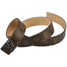 Louis Vuitton-Monogramm-Leinwand, Louis Vuitton-Initialen, 40 mm, Silber
