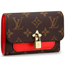 Louis Vuitton Blumenbrieftasche Monogram Canvas Coquelicot m62567