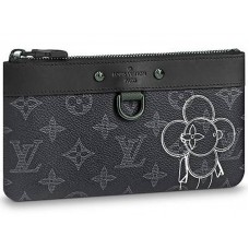 Louis Vuitton Monogramm Eclipse Canvas Maskottchen Pochette Apollo Pm m628971