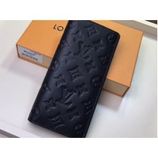 Louis Vuitton Monogram Shadow Leder-Geldbörse Brazza m62900
