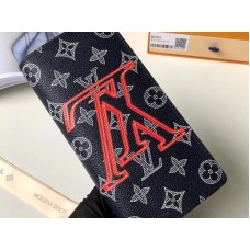 Louis Vuitton Monogram Upside Down Canvas Brazza Geldbörse m62893