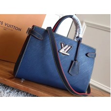 Louis Vuitton Epi Leder Twist Tote Indigo m54980