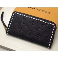 Louis Vuitton Monogram Empreinte Zippy-Geldbörse aus Leder m64805