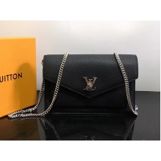 Louis Vuitton Lockme Pochette Mylockme Kette Schwarz m63471