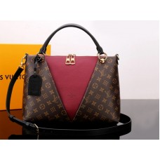 Louis Vuitton Monogram Canvas V Tote MM Bordeaux m43949