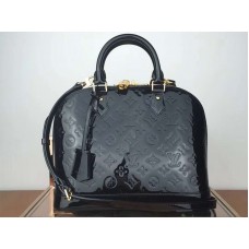 Louis Vuitton-Monogramm Vernis Alma PM Schwarz m91611