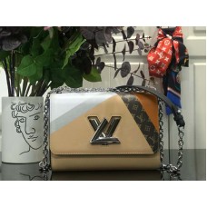 Louis Vuitton Epi Leder Twist MM Beige Marron m53802