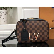 Louis Vuitton Damier Ebene Canvas Saintonge Schwarz n40154