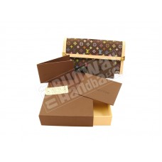 Louis Vuitton Mehrfarbiges Schwarz Porte Tresor International