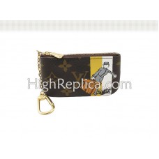 Louis Vuitton Monogram Groom Pochette Cles Gelb