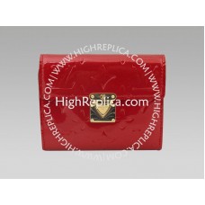 Louis Vuitton Monogramm Vernis Koala Geldbörse Pomme Damour