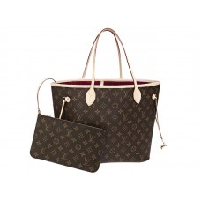 Louis Vuitton-Monogramm Neverfull Mm Fuchsia